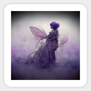 Fairy in a Spooky Mist Sticker